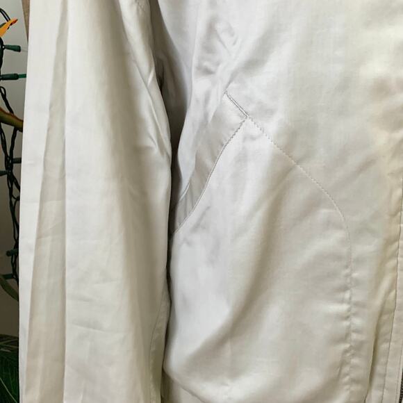 Uniqlo U Zip Up Short Blouson Bomber Jacket in Beige - Picture 8 of 16